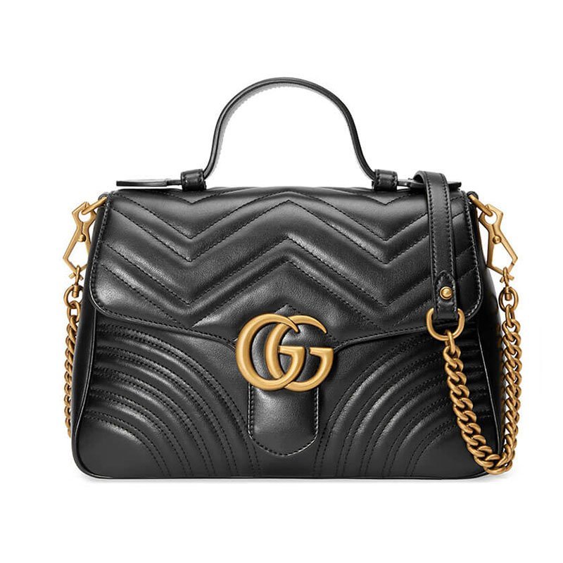 1-173.jpg Gucci GG Marmont Small Top Handle Bag - 图片 1