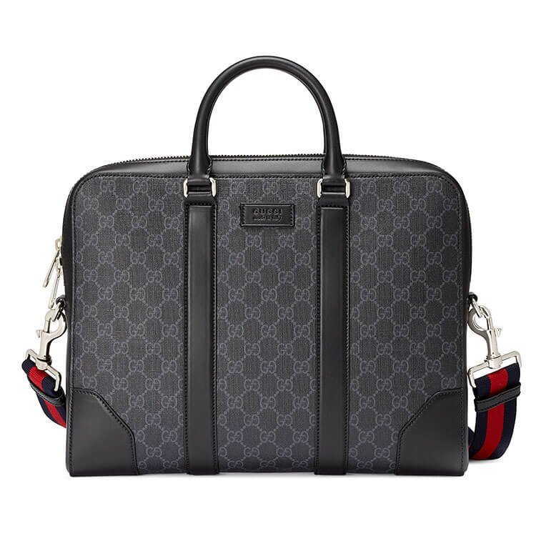 1-174.jpg Gucci GG Black Briefcase - 图片 1