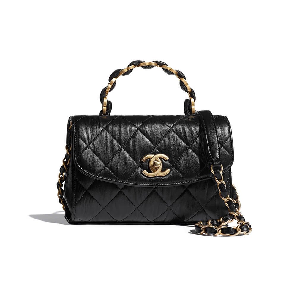 1-345.jpg CHANEL Mini Flap Bag with Top Handle - 图片 1