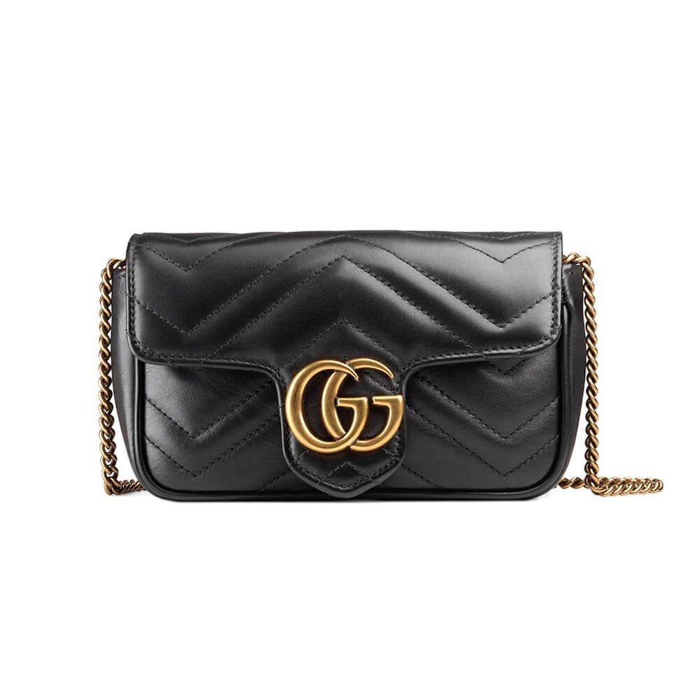 1-402.jpg GG Marmont matelasse leather super mini bag - 图片 1