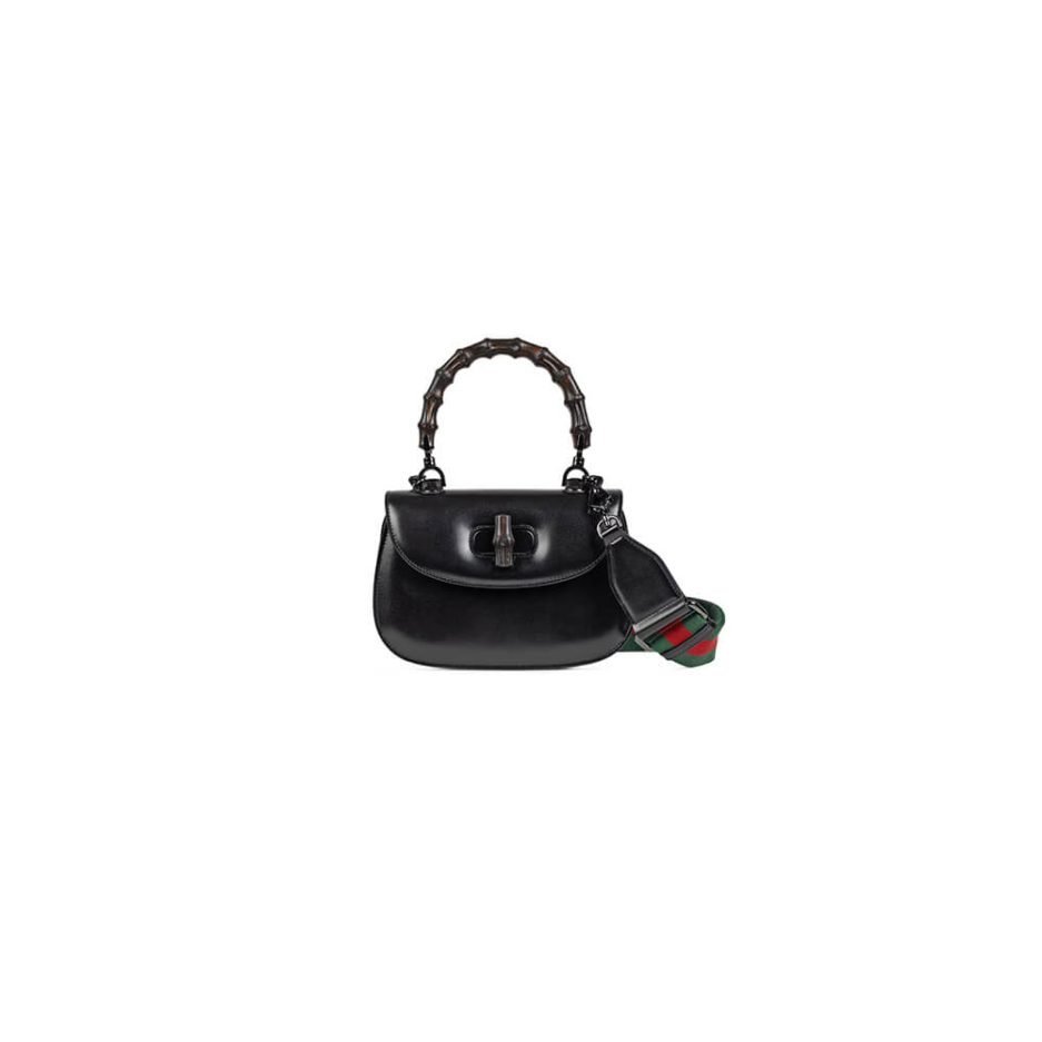 1-5-4.jpg GUCCI BAMBOO 1947 JUMBO GG SMALL TOP HANDLE BAG - 图片 1