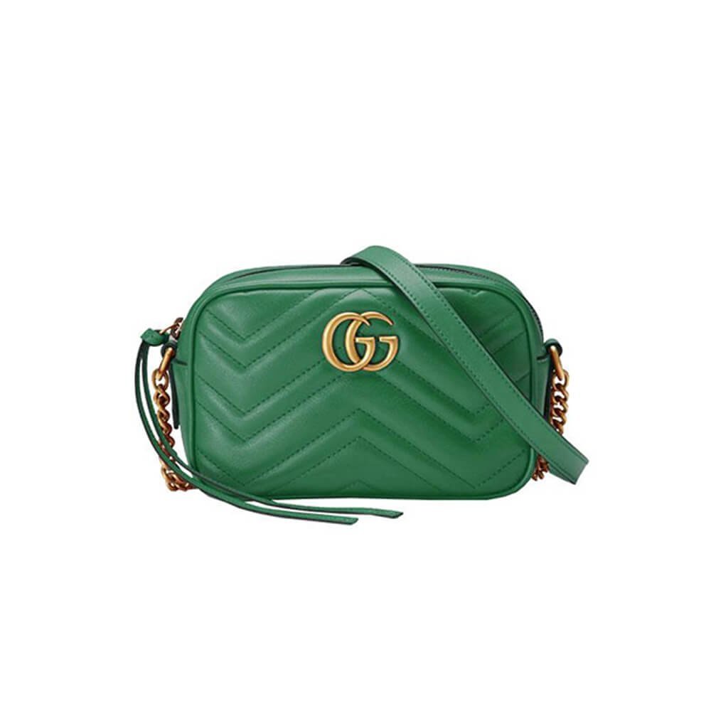 1-501.jpg GG Marmont matelasse mini bag - 图片 1