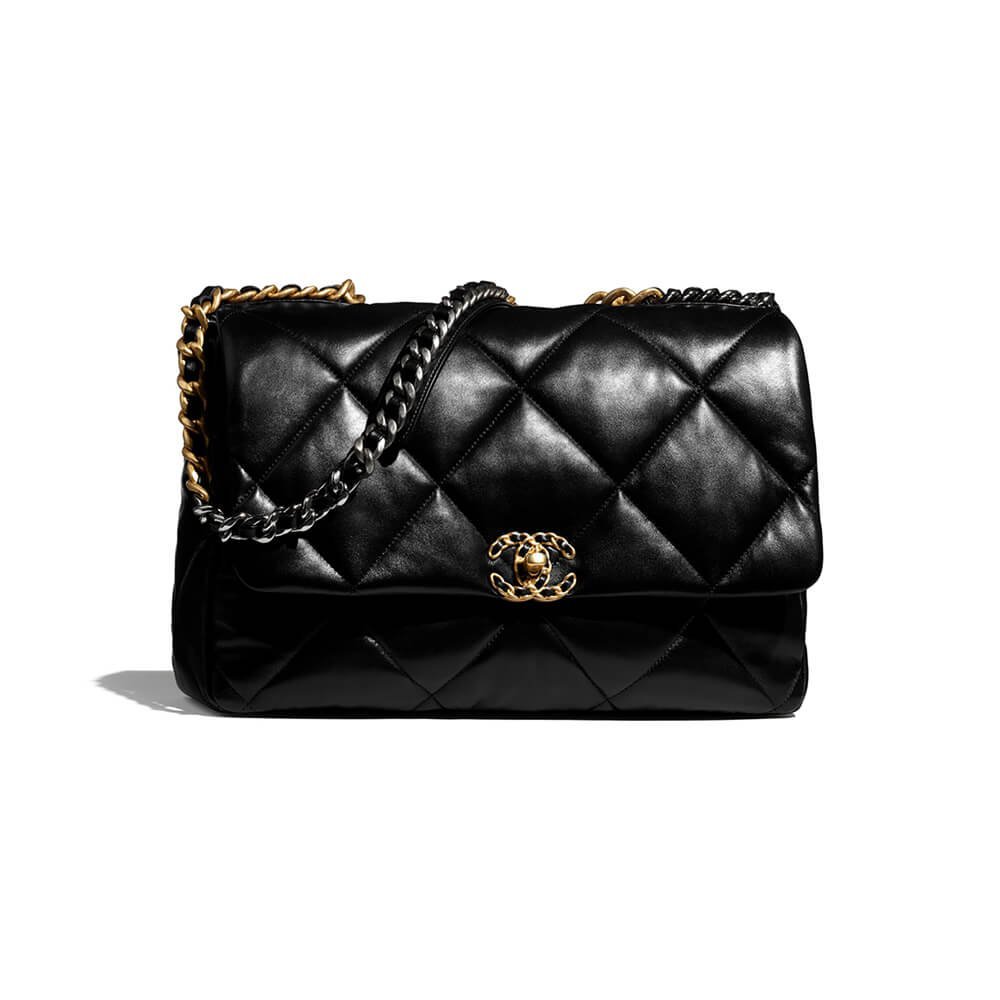 1-631.jpg CHANEL 19 MAXI HANDBAG - 图片 1