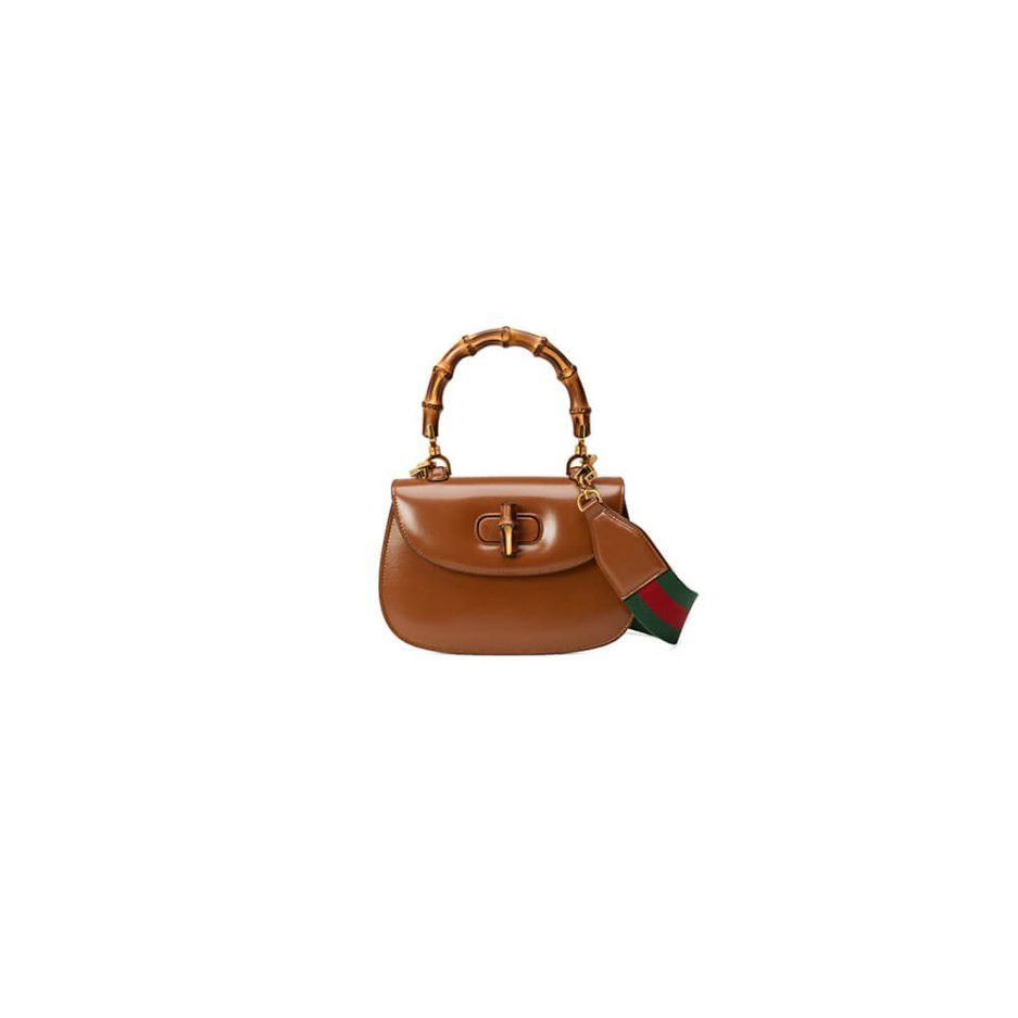 1-7.jpg GUCCI BAMBOO 1947 JUMBO GG SMALL TOP HANDLE BAG - 图片 1