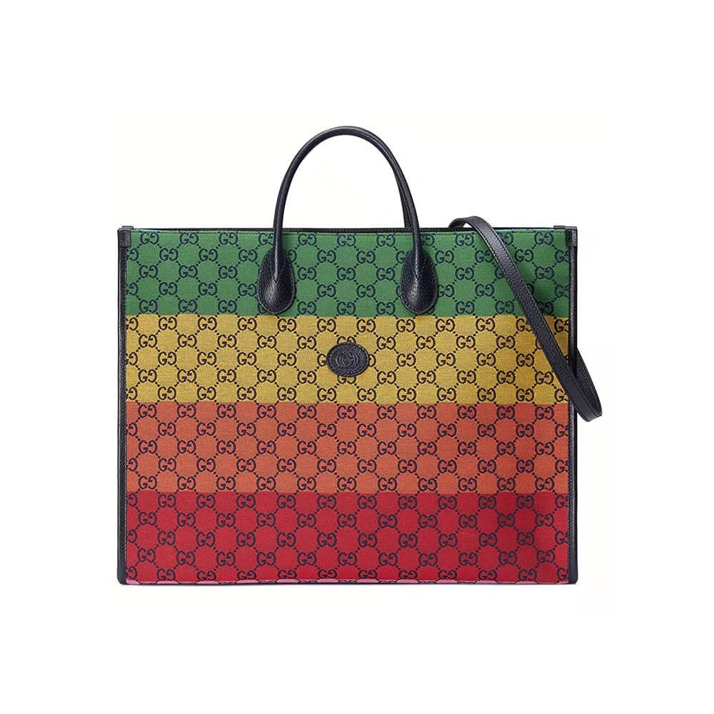 1-701.jpg GG Multicolour large tote bag - 图片 1
