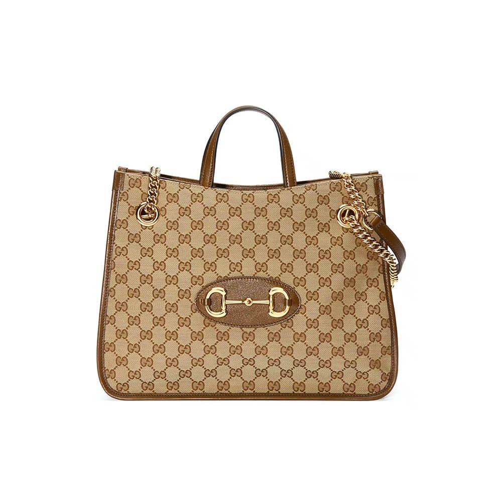 1-709.jpg Gucci Horsebit 1955 medium tote bag - 图片 1