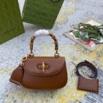 GUCCI BAMBOO 1947 JUMBO GG SMALL TOP HANDLE BAG - 图片 2
