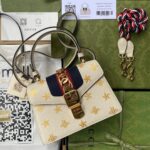GG Sylvie Bee Star mini leather bag - 图片 2