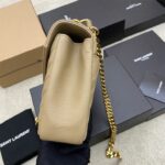 COLLEGE MEDIUM CHAIN BAG IN QUILTED LEATHER - 图片 4