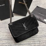 SAINT LAURENT NIKI MEDIUM IN SUEDE - 图片 3