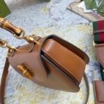 GUCCI BAMBOO 1947 JUMBO GG SMALL TOP HANDLE BAG - 图片 5