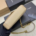 COLLEGE MEDIUM CHAIN BAG IN QUILTED LEATHER - 图片 5
