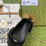 Padlock small GG bees shoulder bag - 图片 5