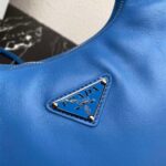 Replica Prada 1BA384 Prada Soft Padded Nappa Leather Mini Bag Light Blue - 图片 3