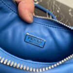 Replica Prada 1BA384 Prada Soft Padded Nappa Leather Mini Bag Light Blue - 图片 8