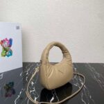 Replica Prada 1BA384 Prada Soft Padded Nappa Leather Mini Bag Tan - 图片 2