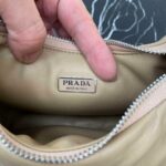 Replica Prada 1BA384 Prada Soft Padded Nappa Leather Mini Bag Tan - 图片 7