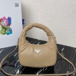 Replica Prada 1BA384 Prada Soft Padded Nappa Leather Mini Bag Tan - 图片 8