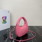 Replica Prada 1BA384 Prada Soft Padded Nappa Leather Mini Bag Pink - 图片 2
