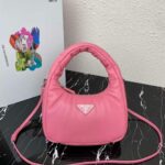 Replica Prada 1BA384 Prada Soft Padded Nappa Leather Mini Bag Pink - 图片 6