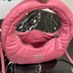 Replica Prada 1BA384 Prada Soft Padded Nappa Leather Mini Bag Pink - 图片 7