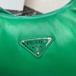 Replica Prada 1BA384 Prada Soft Padded Nappa Leather Mini Bag Green - 图片 3