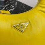 Replica Prada 1BA384 Prada Soft Padded Nappa Leather Mini Bag Yellow - 图片 3