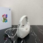 Replica Prada 1BA384 Prada Soft Padded Nappa Leather Mini Bag White - 图片 2