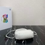 Replica Prada 1BA384 Prada Soft Padded Nappa Leather Mini Bag White - 图片 4