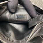 Replica Prada 1BA384 Prada Soft Padded Nappa Leather Mini Bag Black - 图片 7