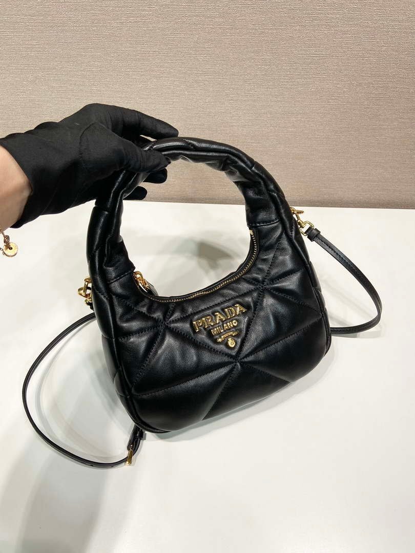 65324c7b8f592.jpg Replica Prada 1BA384 Nappa-leather mini bag with topstitching - 图片 1