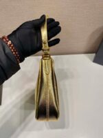 Replica Prada 1BC204 Saffiano Leather Mini-Bag Gold - 图片 4