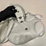 Replica Prada 1BA368 Moon padded patent leather bag White - 图片 5