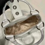 Replica Prada 1BA368 Moon padded patent leather bag White - 图片 7