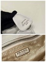Replica Prada 1BA368 Moon padded patent leather bag White - 图片 8