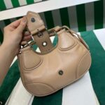 Replica Prada 1BA368 Moon padded nappa-leather bag Apricot - 图片 5