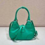 Replica Prada 1BA368 Moon padded nappa-leather bag Green - 图片 2