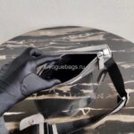 Replica Prada 2VH113 Saffiano Leather Shoulder Bag in Sliver Grey - 图片 9