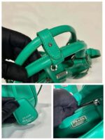 Replica Prada 1BA368 Moon padded nappa-leather bag Green - 图片 8