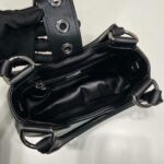 Replica Prada 1BA368 Moon padded nappa-leather bag Black - 图片 7