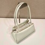 Replica Prada 1BA368 Leather mini-bag Bag White - 图片 2