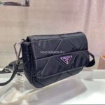 Replica Prada 1BD292 Prada Three In One Nylon Shoulder Bag Black - 图片 2