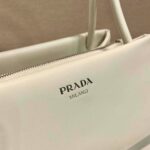 Replica Prada 1BA368 Leather mini-bag Bag White - 图片 7