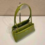 Replica Prada 1BA368 Leather mini-bag Bag Green - 图片 2