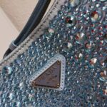 Replica Prada 1BC169 Prada Cleo satin bag with appliqués Pink - 图片 5