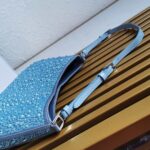 Replica Prada 1BC169 Prada Cleo satin bag with appliqués Pink - 图片 6