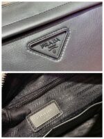 Replica Prada 2VH125 Prada Leather Shoulder Bag Black - 图片 9