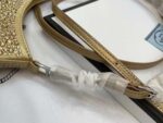 Replica Prada 1BC169 Prada Cleo satin bag with appliqués Gold - 图片 12