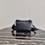 Replica Prada 2VH113 Saffiano Leather Shoulder Bag in Black - 图片 3