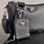 Replica Prada 2VH113 Saffiano Leather Shoulder Bag in Black - 图片 8